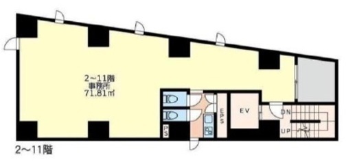 芝MKビル 11階 間取り図