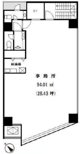 人形町シティプラザ 8階 間取り図