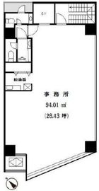 人形町シティプラザ 8階 間取り図