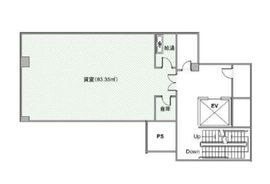 芝エクセレントビル 地下1階 間取り図