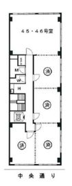 喜助新千代田 4階 間取り図