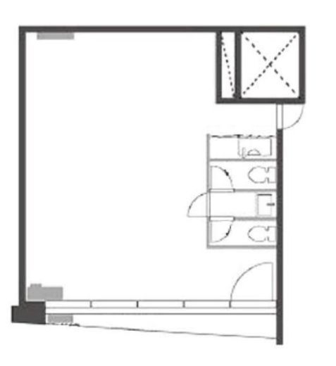 第2中田ビル 1階 間取り図