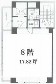 秋葉原槇町ビル 8階 間取り図