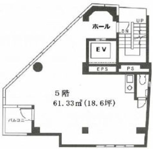 東英九段ビル 5階 間取り図