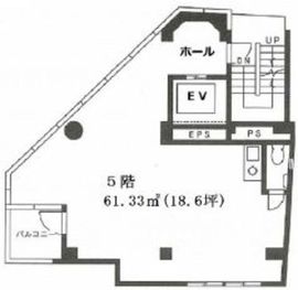 東英九段ビル 5階 間取り図
