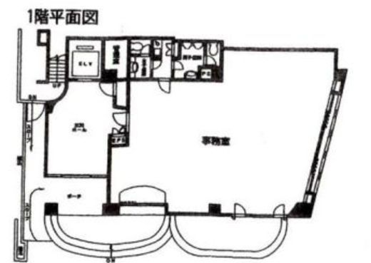 塔文社ビル 1階 間取り図