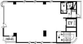 CREA赤坂 3階 間取り図