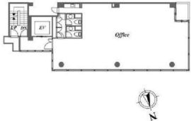 NS麻布十番ビル 12階 間取り図