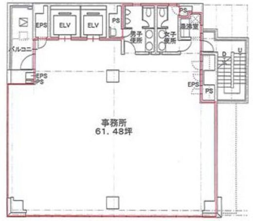 VORT浜松町II 3階 間取り図
