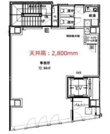 SKI西新宿 4階 間取り図