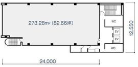 アーバンネット築地第2ビル 5階 間取り図