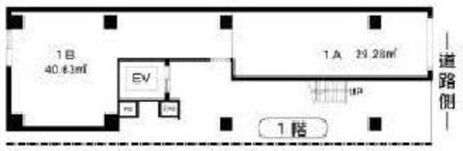 恵比寿テラスビル 1A 間取り図