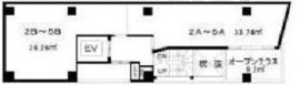 恵比寿テラスビル 2A 間取り図