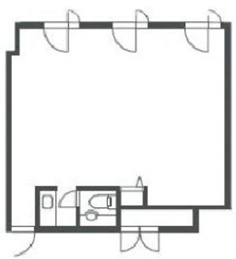 シティスクエア築地 503 間取り図