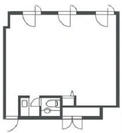 シティスクエア築地 503 間取り図