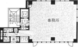 YMビル(新宿三丁目) 4階 間取り図
