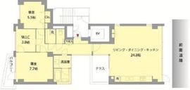ガーデンブロック南青山 3階 間取り図