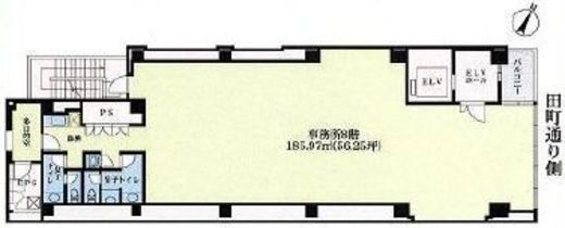 No.R赤坂見附 8階 間取り図