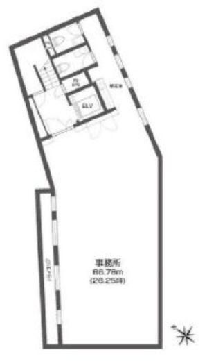 R4ビルディング B001 間取り図