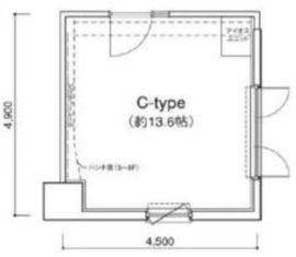 アイオス虎ノ門 703 間取り図