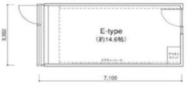 アイオス虎ノ門 905 間取り図