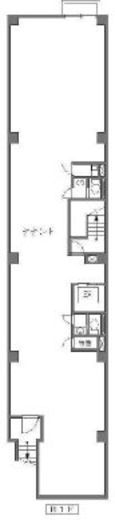 水道町ビル B1階B 間取り図