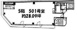 石川COビル 501 間取り図
