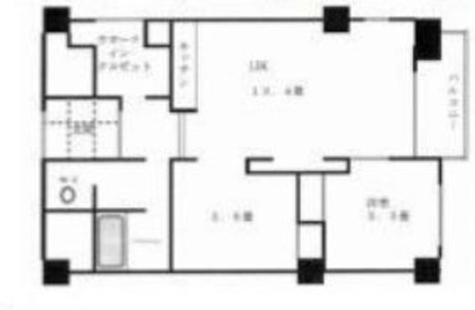 ローヤルマンションビル 10階 間取り図