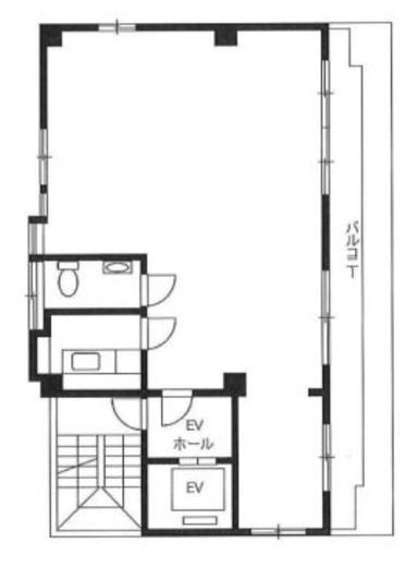 KATOビル 5階 間取り図