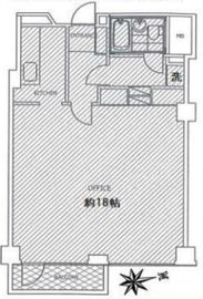エルプリメント新宿 303 間取り図