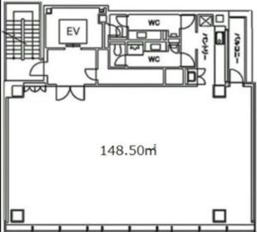 PMO岩本町 3階 間取り図