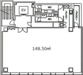 PMO岩本町 3階 間取り図