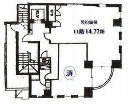 スタンダードビル 11階 間取り図