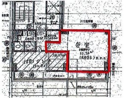 西新宿オークビル 8階 間取り図