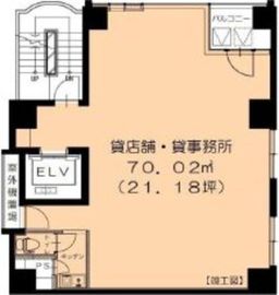 サンリット銀座ビルⅢ 7階 間取り図