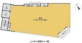 ユニデン銀座ビル 7階 間取り図