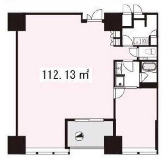 セントラルパークタワー　ラ・トゥール新宿(SOHO) 3階 E14-stype 間取り図