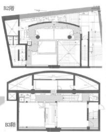 KHK西麻布ビル 地下2.3階 間取り図