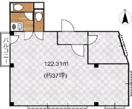 丸山ビル 7階 間取り図