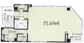 東京リアル岩本町ビル 6階 間取り図