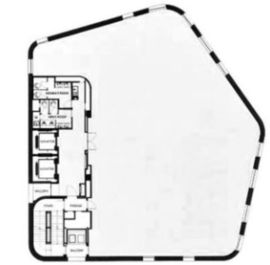 ヒューリック青山第二ビル 8階 間取り図