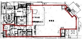 東京リアル岩本町ビル 1階 間取り図