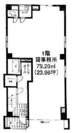 三弘ビル(水道橋) 1階 間取り図