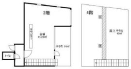 BASE南青山 3階(屋上テラス) 間取り図