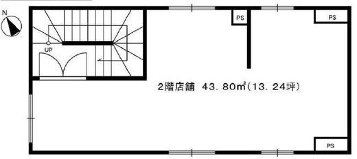 神楽坂YSビル 2階 間取り図