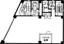 江戸新金網ビル 4階 間取り図