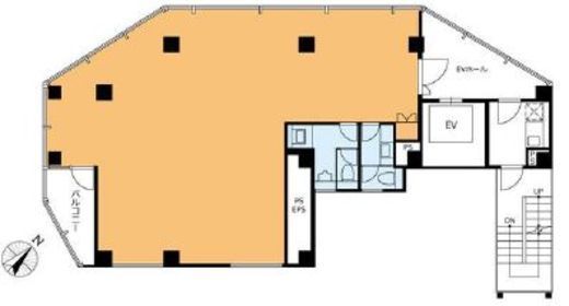 VORT新橋NEX 8階 間取り図