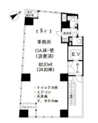G-FRONT AOYAMA 5階 間取り図