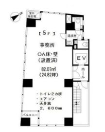 G-FRONT AOYAMA 5階 間取り図