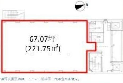 毛利ビル(神楽坂) 5階 間取り図